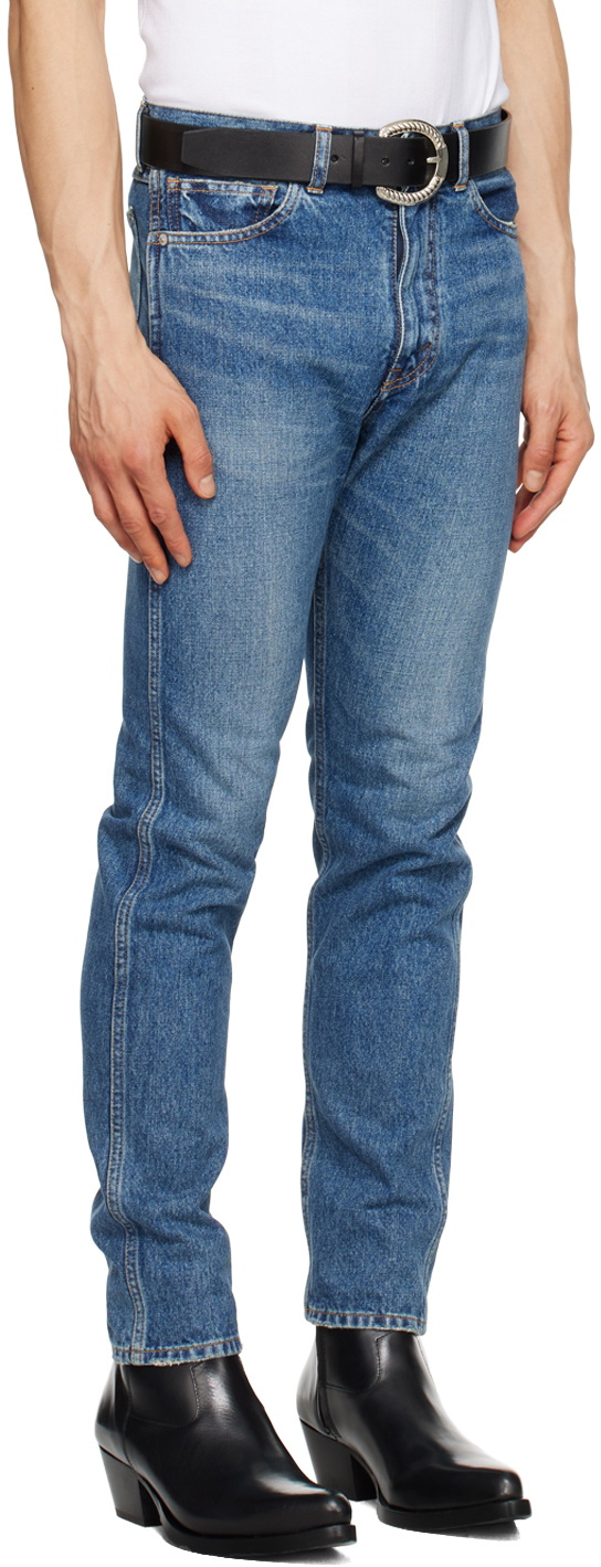 The Letters Blue Tapered Jeans