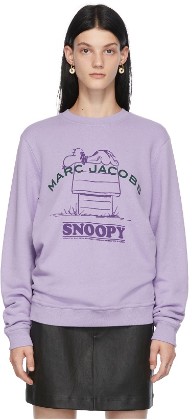 Photo: Marc Jacobs Purple Peanuts Edition 'Rest Of My Life' Sweatshirt