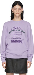 Marc Jacobs Purple Peanuts Edition 'Rest Of My Life' Sweatshirt