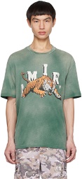 AMIRI Green Crewneck T-Shirt
