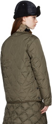 TAION Khaki Military Down Jacket