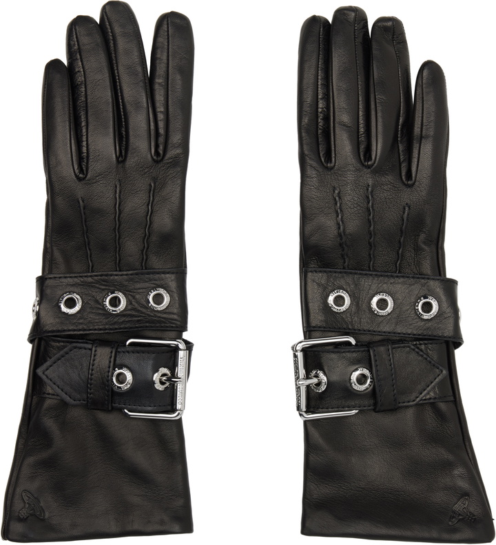 Photo: Vivienne Westwood Black Belt Buckle Gloves