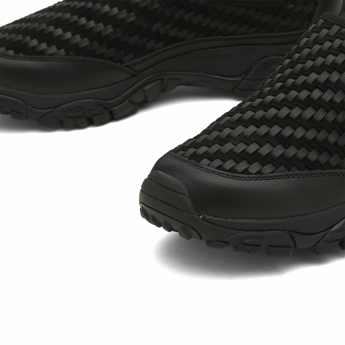Merrell Men's 1TRL Moab Slide 2 Leather Woven SE in Black