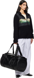 The North Face Black Base Camp Leather Duffle Bag