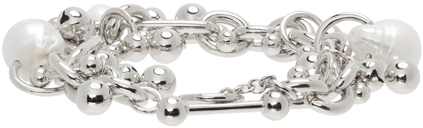 Acne Studios Coin Charm Bracelet - Silver-Tone Metal Charm, Bracelets -  ACN115354 | The RealReal