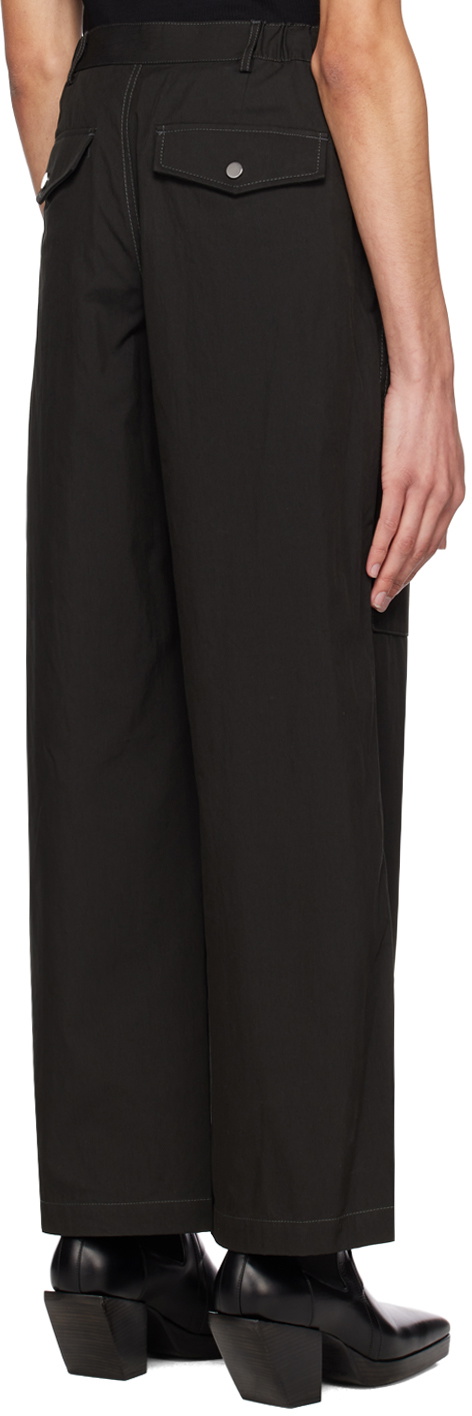 Dion Lee Black Slouchy Pocket Cargo Pants