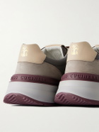 Brunello Cucinelli - Leather and Suede Sneakers - Gray