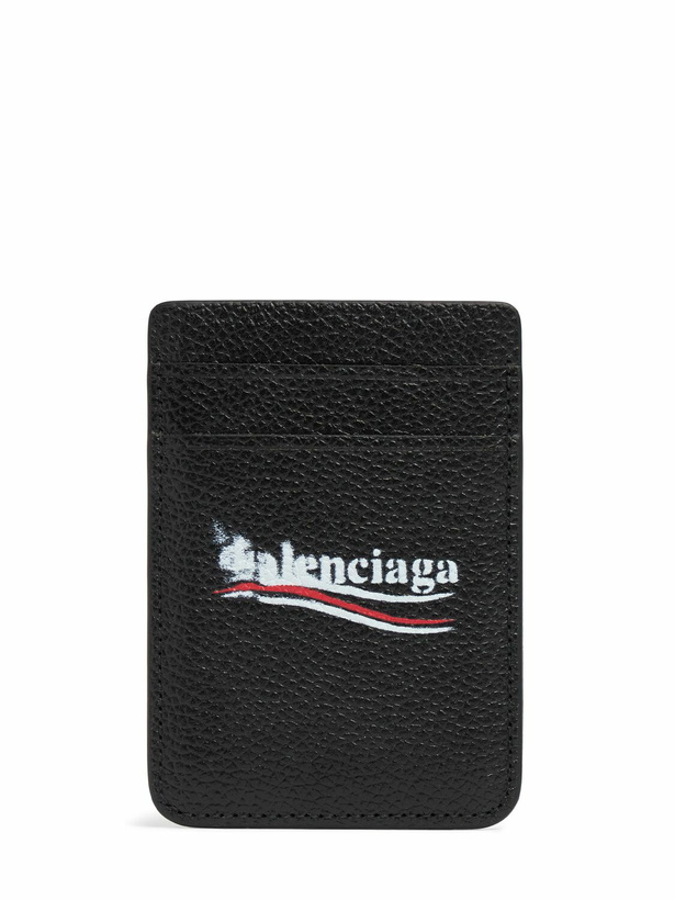 Photo: BALENCIAGA Cash Magnet Leather Card Holder