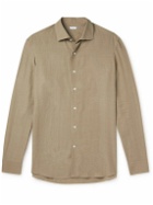 Caruso - TENCEL™ Lyocell Shirt - Brown
