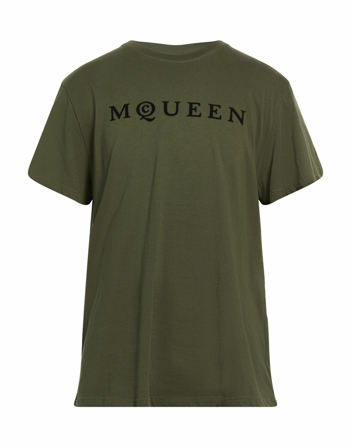Mcqueen Mens T-shirt Military in Green