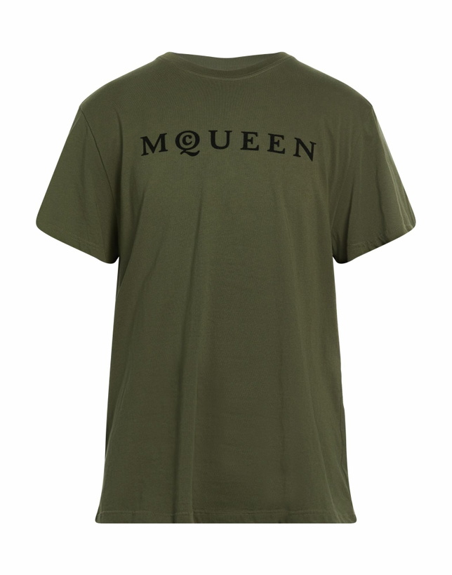 Photo: Mcqueen Mens T-shirt Military in Green