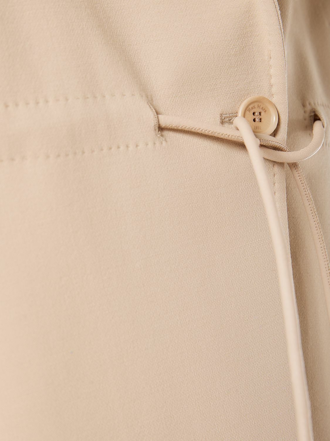 【国内発】MAX MARA Giacca Betulla ウエスト紐つき ジャケット MAX MARA - Betulla Wool Jacket W/ Drawstring Max Mara