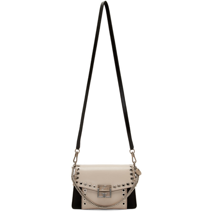 Givenchy White and Black Small GV3 Eyelet Bag Givenchy