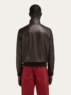 Ferragamo Mens Nappa leather blouson in Beige