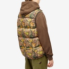 Gramicci Men's Down Puffer Vest in Leaf Camo