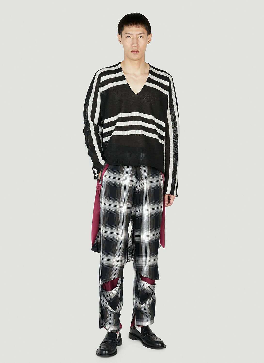 Sulvam Wide Slash Pants