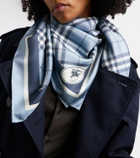 Burberry Burberry Check silk twill scarf