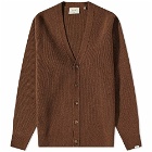 Foret Men's Sprout Rib Cardigan in Brown