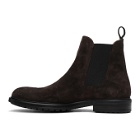 Officine Generale Taupe Suede Chelsea Boots