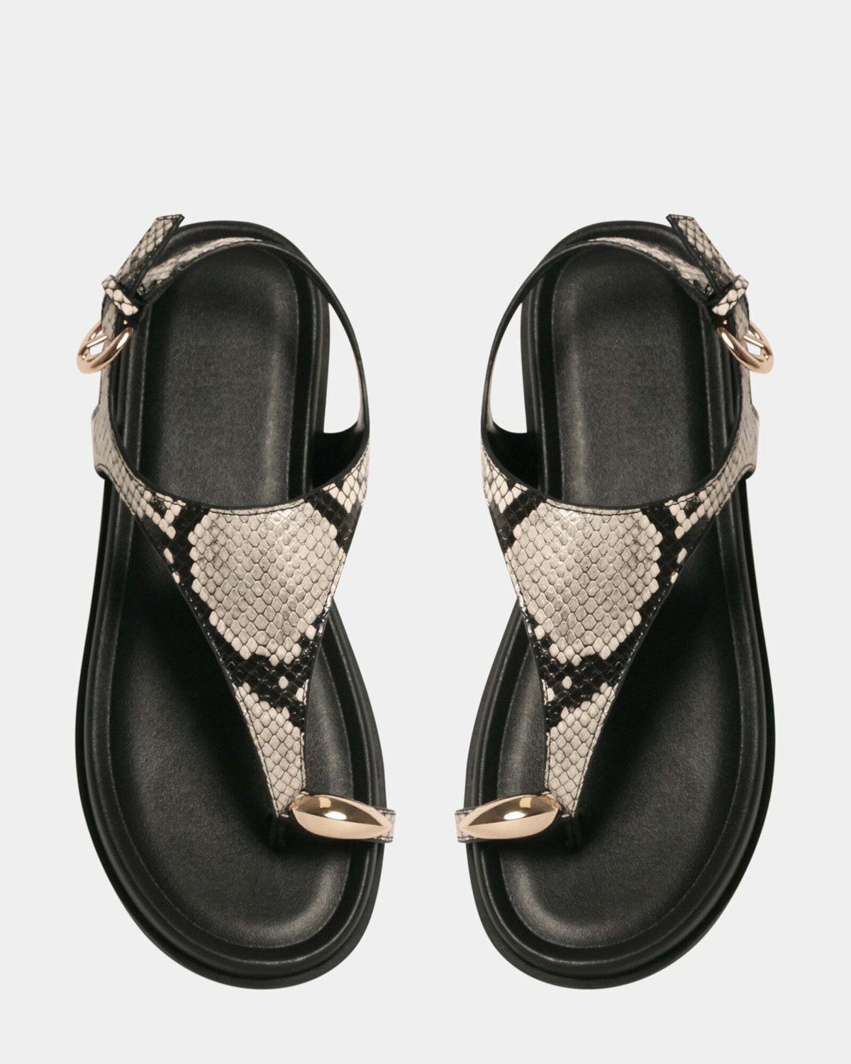 Steve Madden Naughty Sandals in Snake