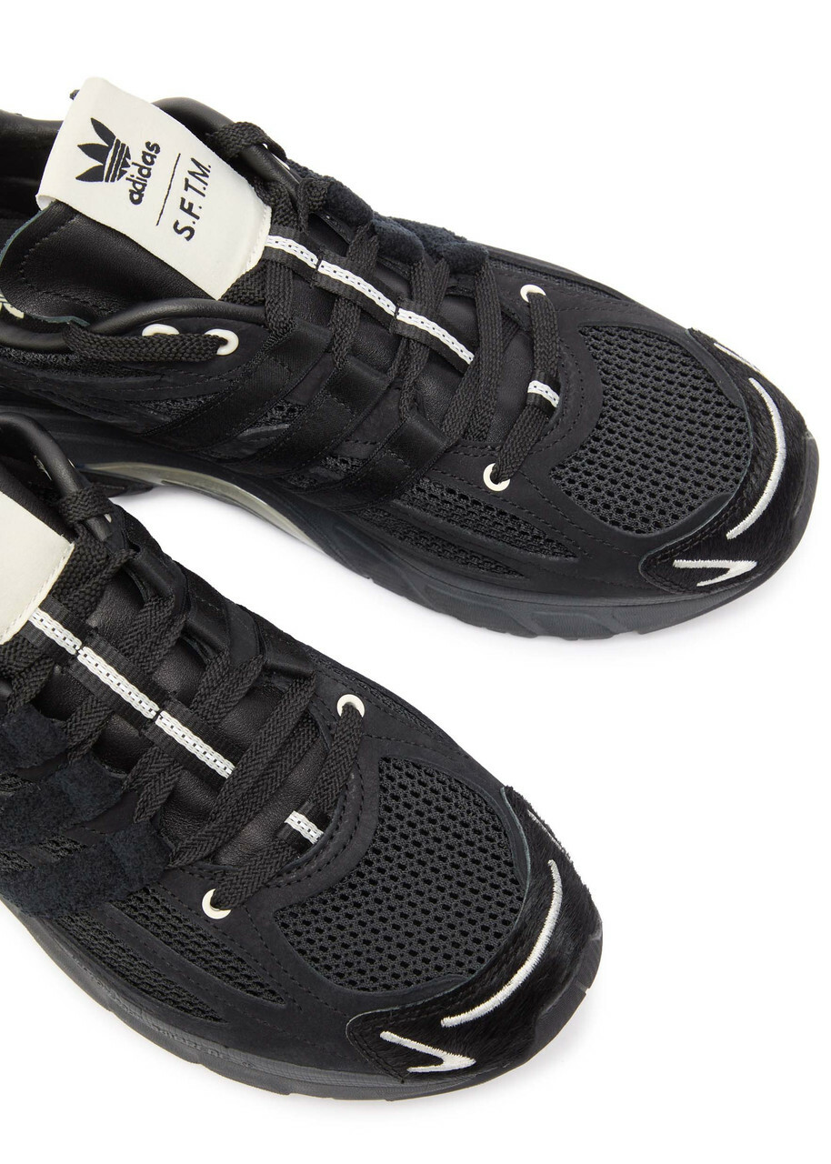 Adidas X Song For The Mute Adistar Cushion Panelled Mesh Sneakers Black