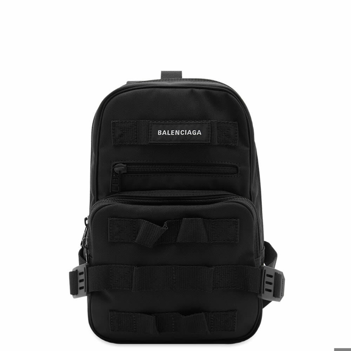 Photo: Balenciaga Men's Army Sling Backpack in Black