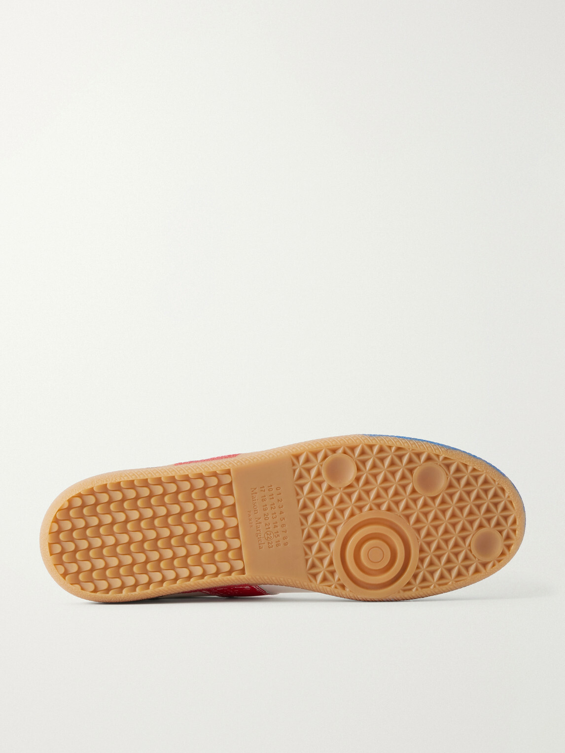 Maison Margiela - Replica Painted-Effect Leather Sneakers - Multi