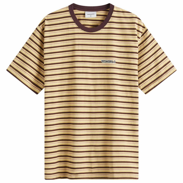 Photo: thisisneverthat Men's Stripe T-Shirt in Brown