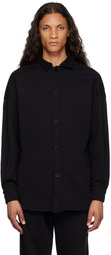 Les Tien Black Button Shirt