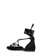 TOM FORD 10mm Viscose & Satin Lace-up Sandals