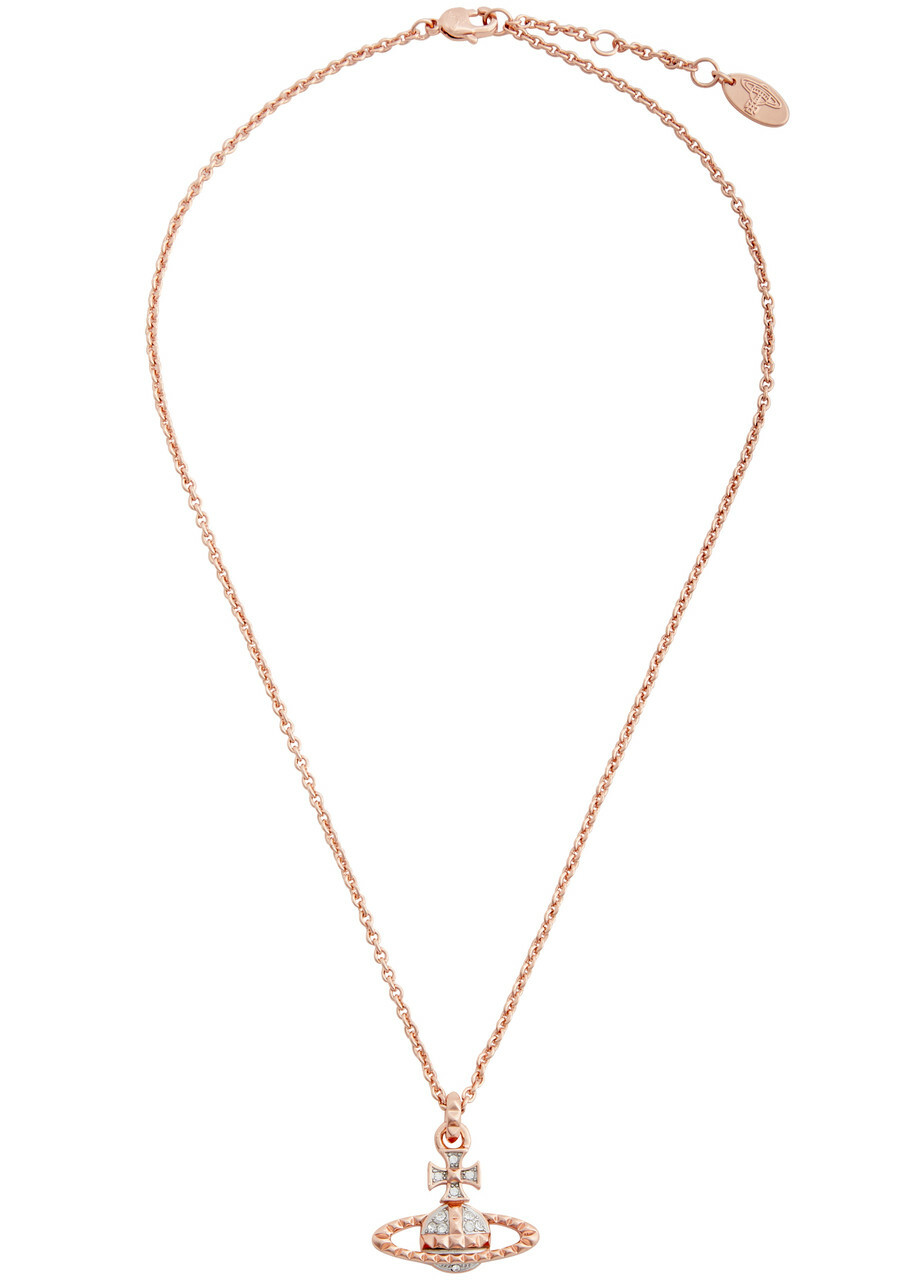 Vivienne Westwood Mayfair Bas Relief Embellished orb Necklace
