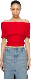 Gimaguas Red Fuzzy T-Shirt