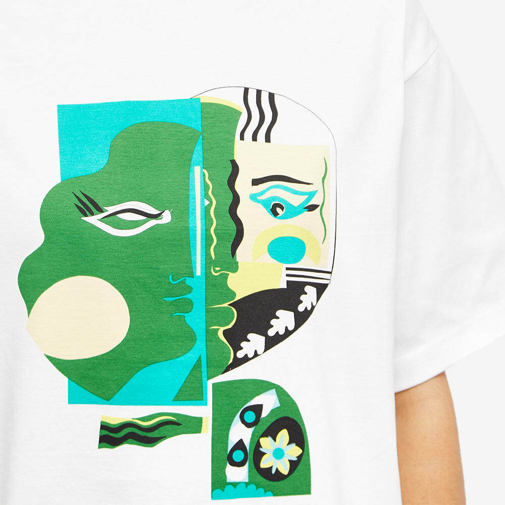 ALÉMAIS Women's Soleil Faces T-Shirt in White ALÉMAIS