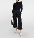 Patou Convertible wool-blend cardigan