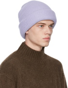 The Elder Statesman Purple St. Kisser Beanie