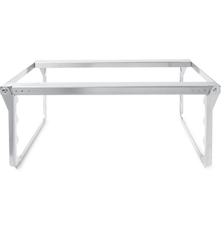 Photo: Snow Peak - Steel Fireplace Grill Bridge - Silver