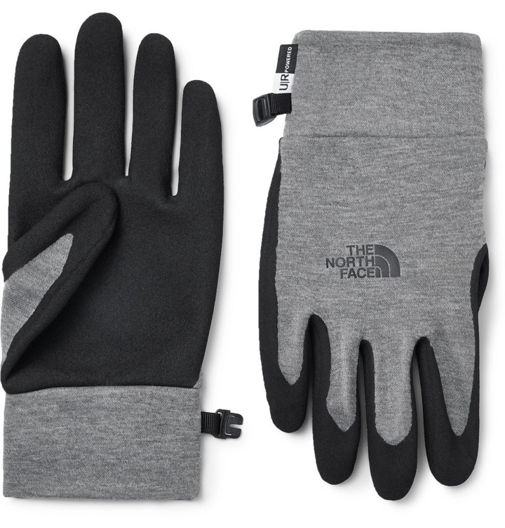 Photo: The North Face - Etip Grip and Tech-Fleece Gloves - Men - Gray