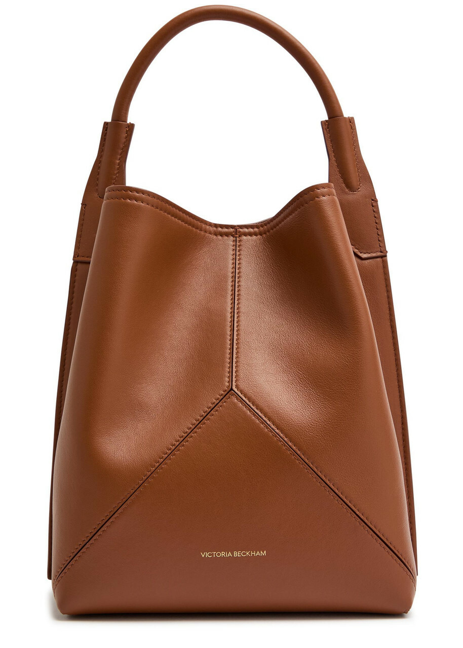 Victoria Beckham Victoria Leather Bucket bag - Tan - One Size