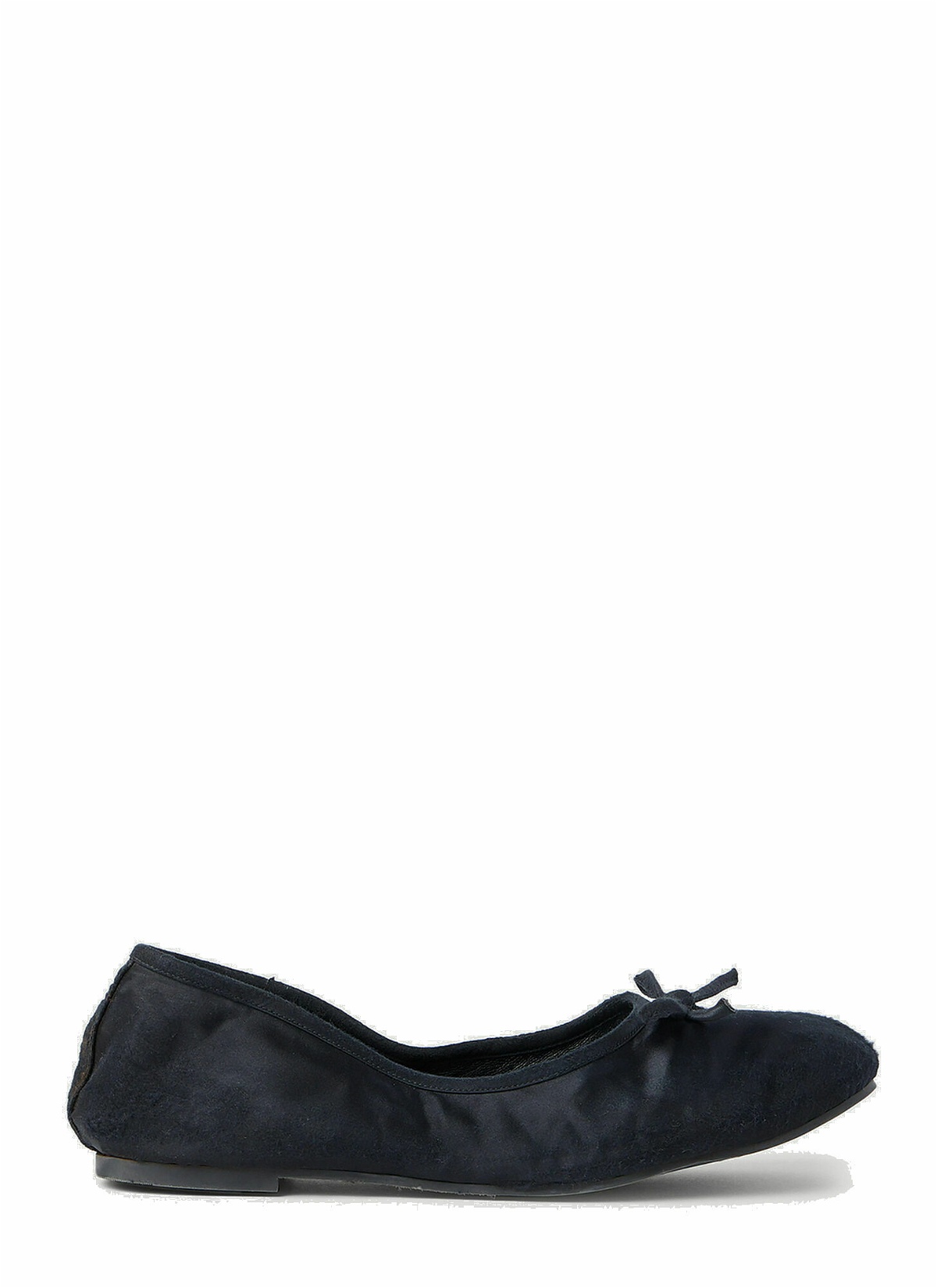 Photo: Balenciaga - Leopold Ballerina Shoes in Black