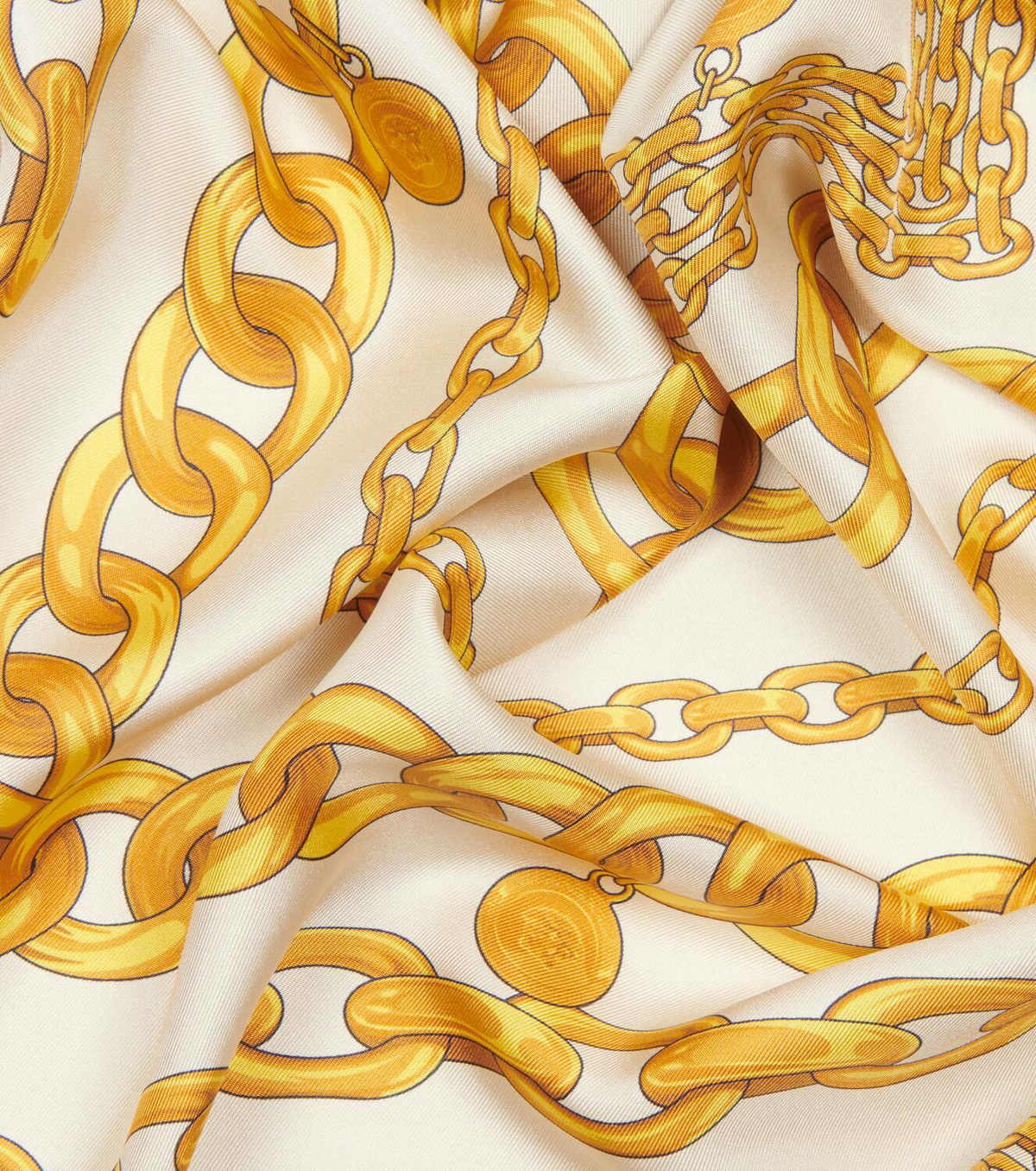 【関税＆送料込み】Versace Treasure Large Silk Foulard Acce Versace Treasure Large Silk Foulard 35.4