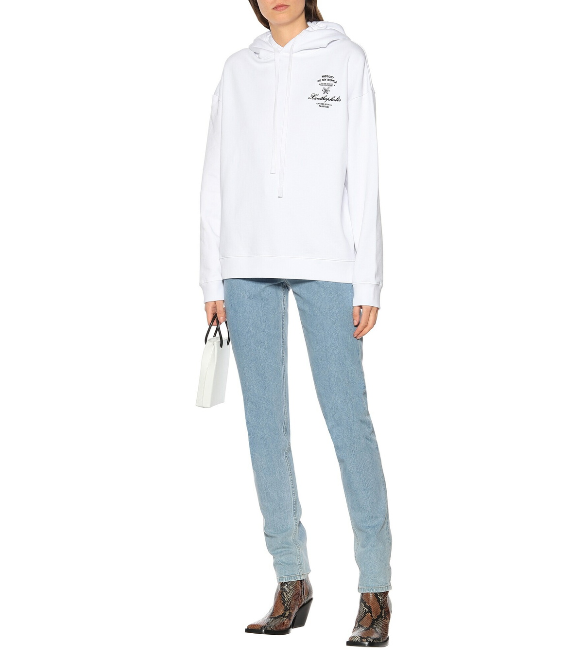 Raf Simons - Printed cotton hoodie