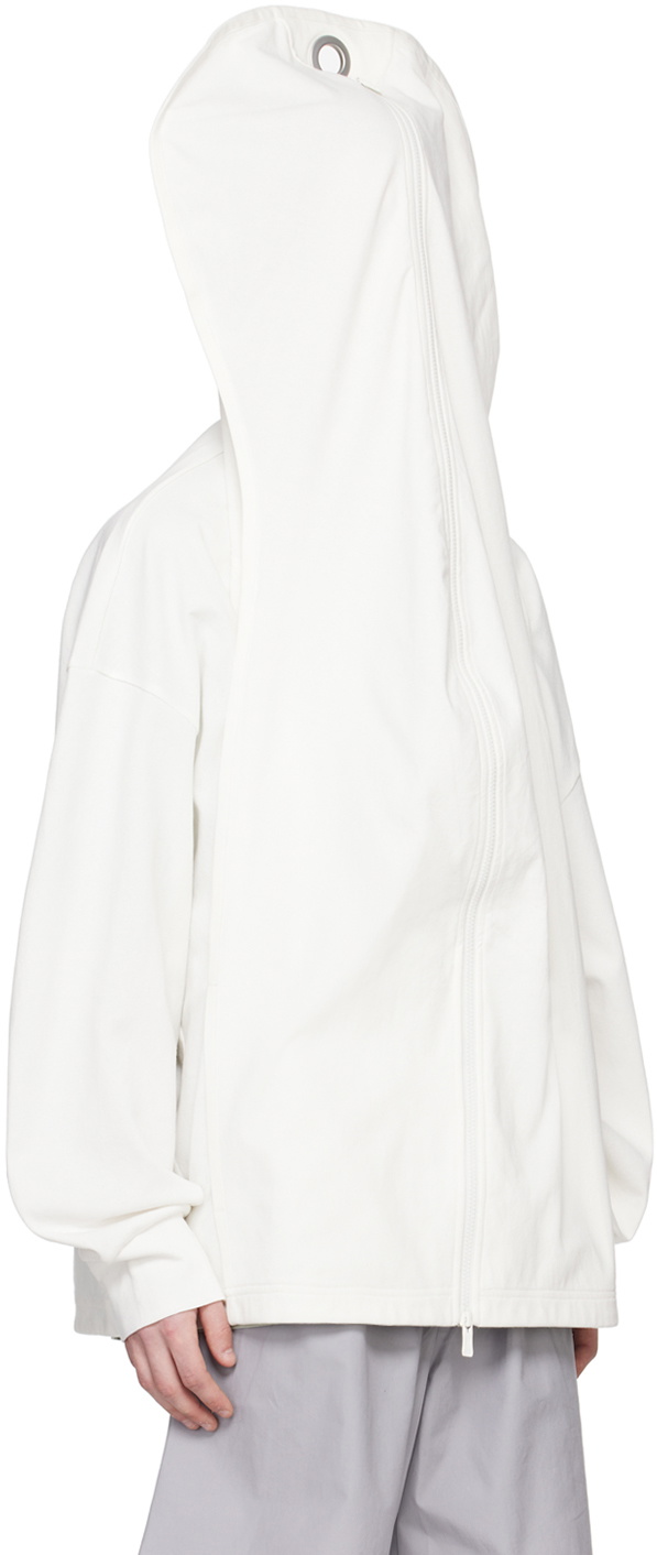 A. A. Spectrum White Garbag Hoodie
