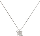 MISBHV Silver 'The M' Necklace