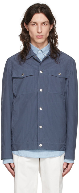 Photo: Brunello Cucinelli Blue Nylon Jacket