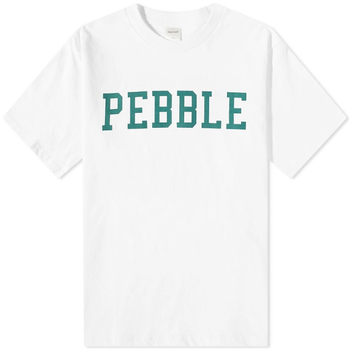 Photo: Quiet Golf Men's Pebble T-Shirt in White