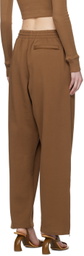 WARDROBE.NYC Brown Hailey Bieber Edition HB Lounge Pants