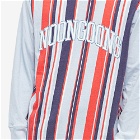 Noon Goons Men's Long Sleeve Team Stripe Shirt in Kentucky Blue