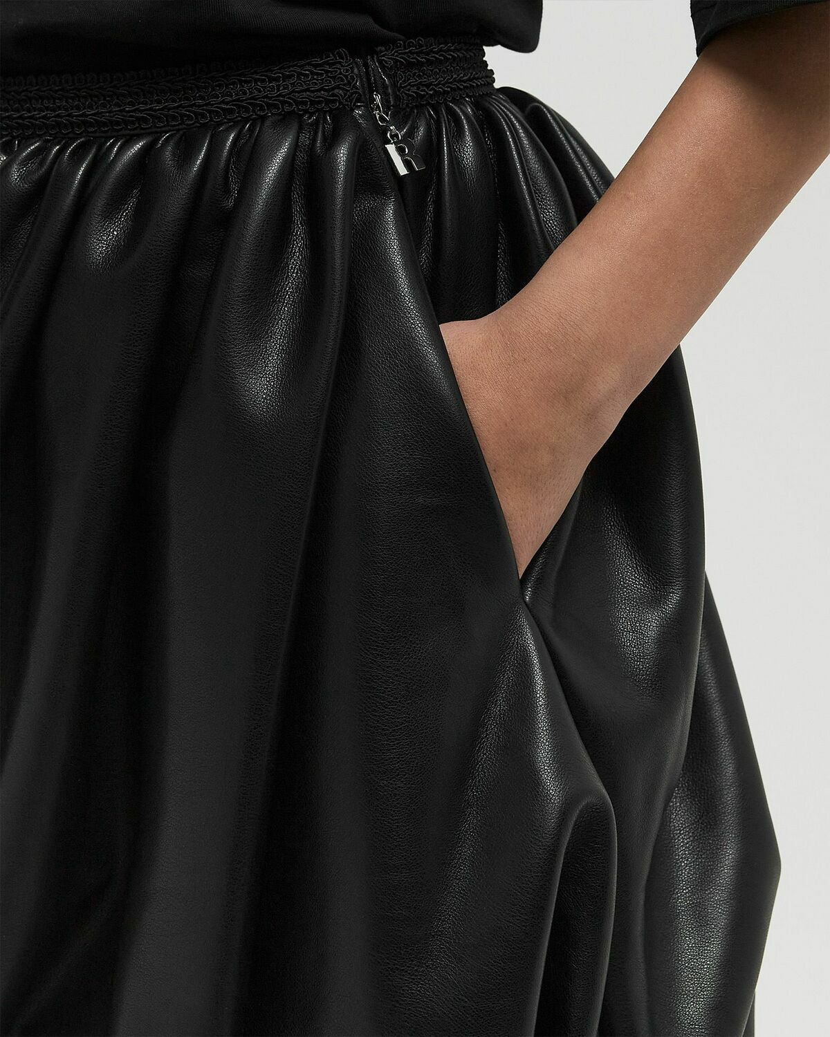 ROTATE Birger Christensen Balloon Skirt Black Women