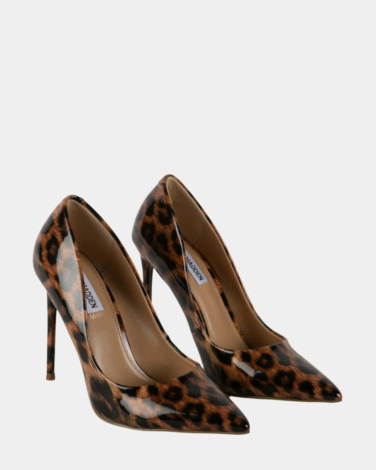 Steve Madden Vida Heels in Leopard Patent