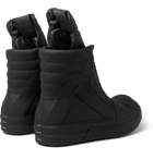 Rick Owens - Geobasket Rubber High-Top Sneakers - Black